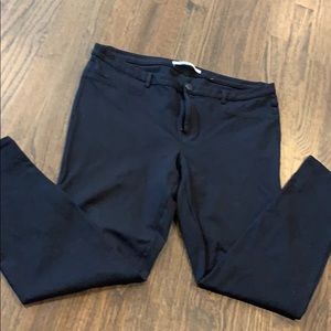 Womens Lauren Conrad skinny black pants sz XL